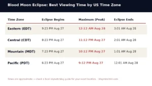 Blood Moon Lunar Eclipse August 2026