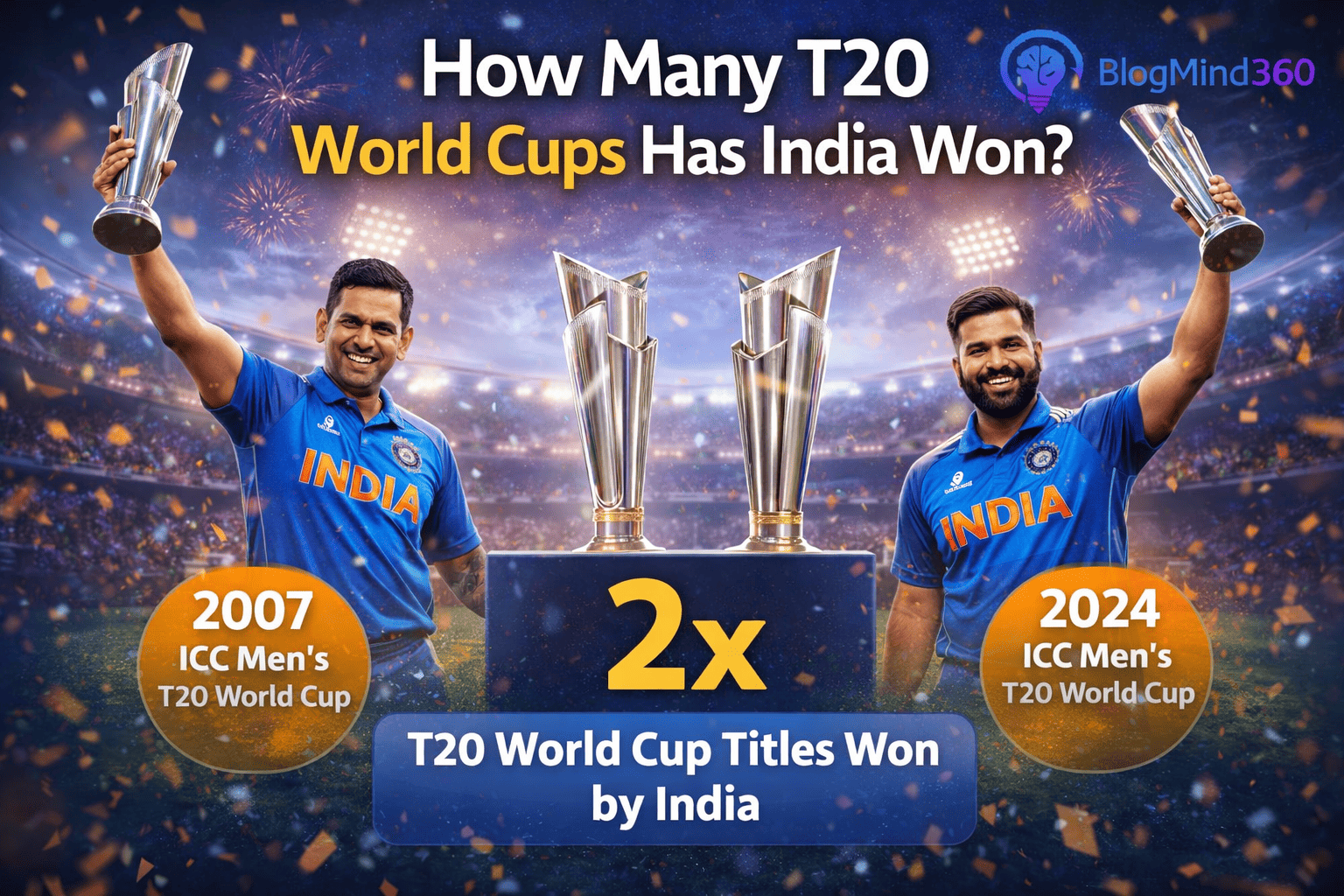 how many T20 World Cups India