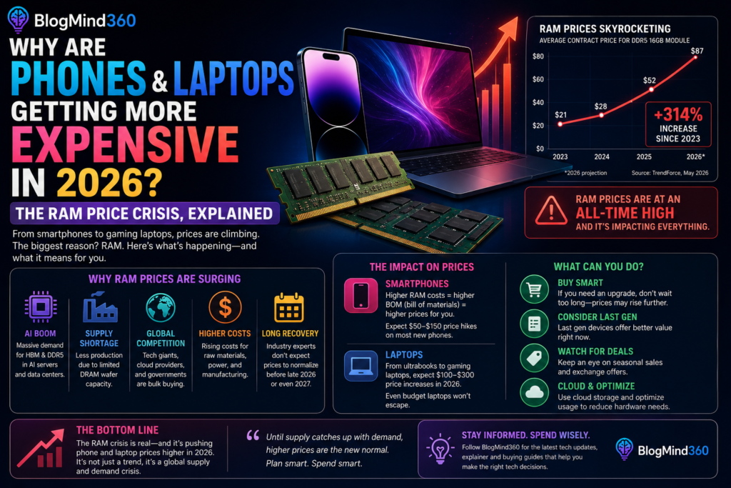 why are phones and laptops getting expensive 2026