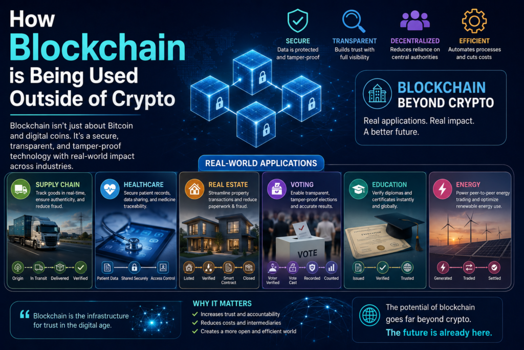 How Blockchain is Being Used Outside of Crypto