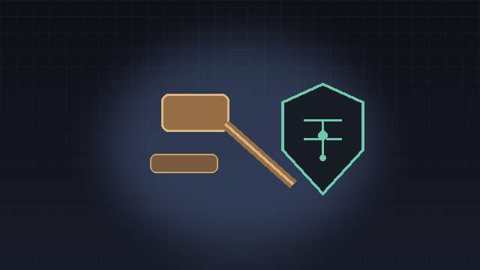 Anthropic Pentagon ruling illustration showing a courtroom gavel and a shield representing the blocked supply chain risk designation