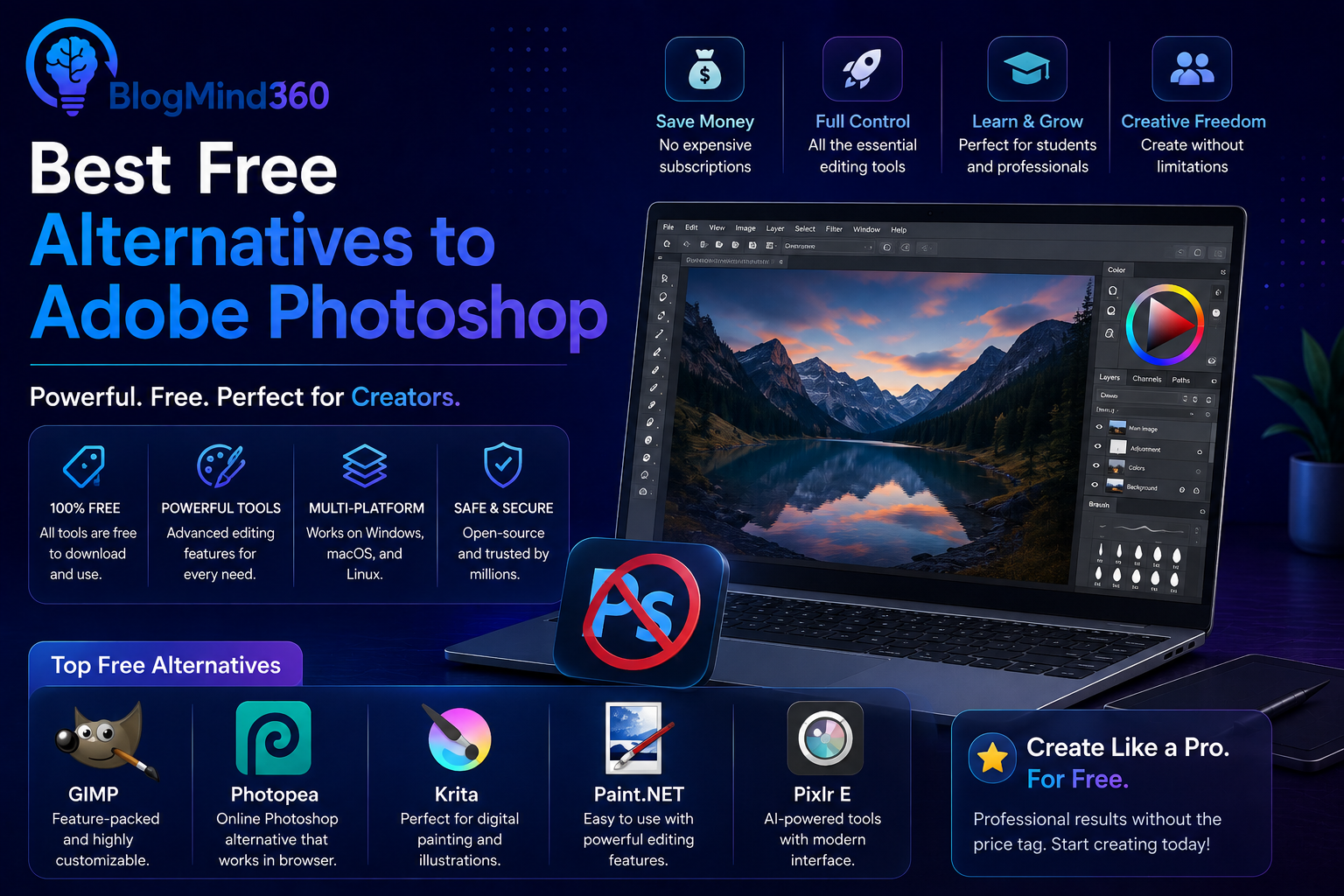 Best Free Alternatives to Adobe Photoshop