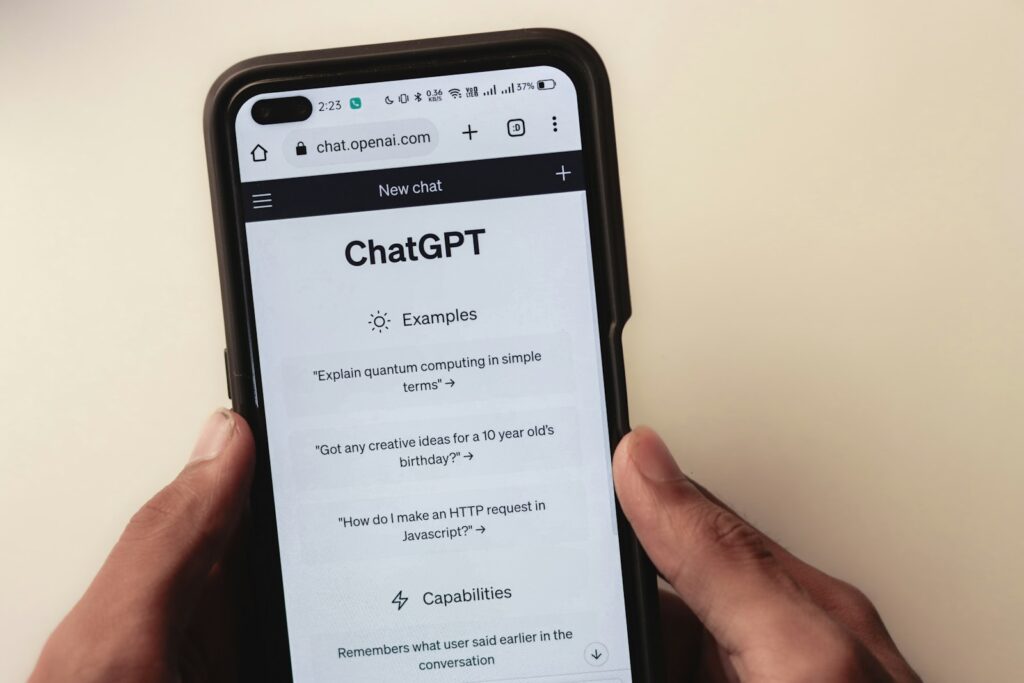 ChatGPT Ads interface shown on a smartphone screen as OpenAI rolls out sponsored placements in the US