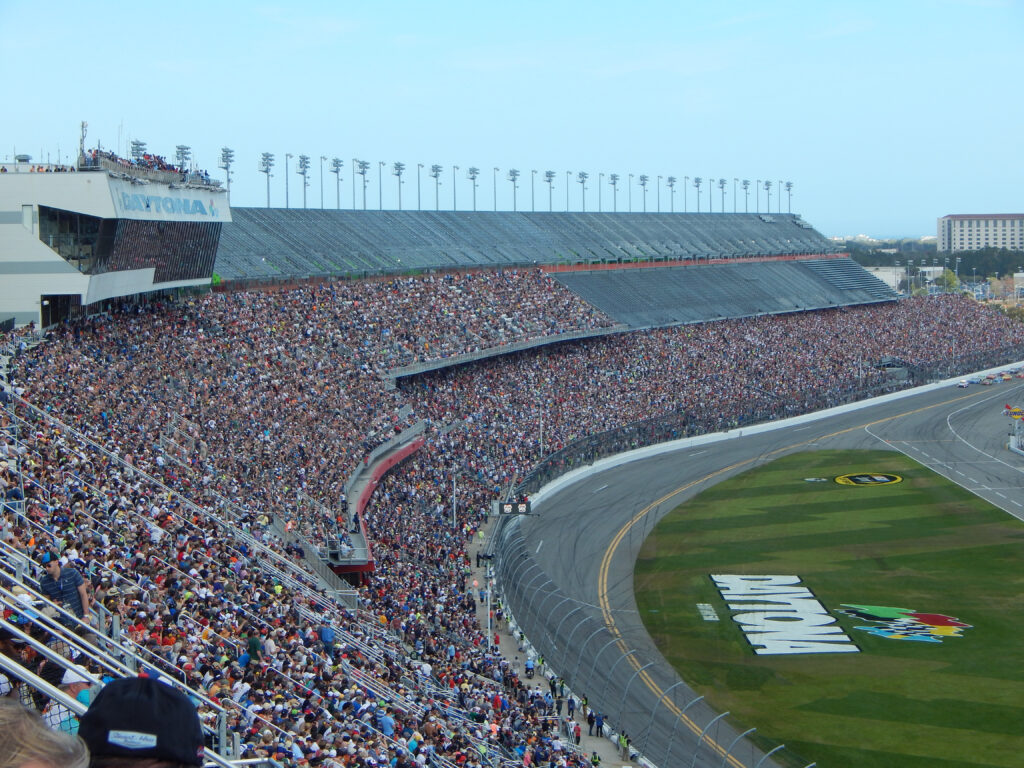 Daytona International Speedway NASCAR track where Days of Thunder 2 was announced