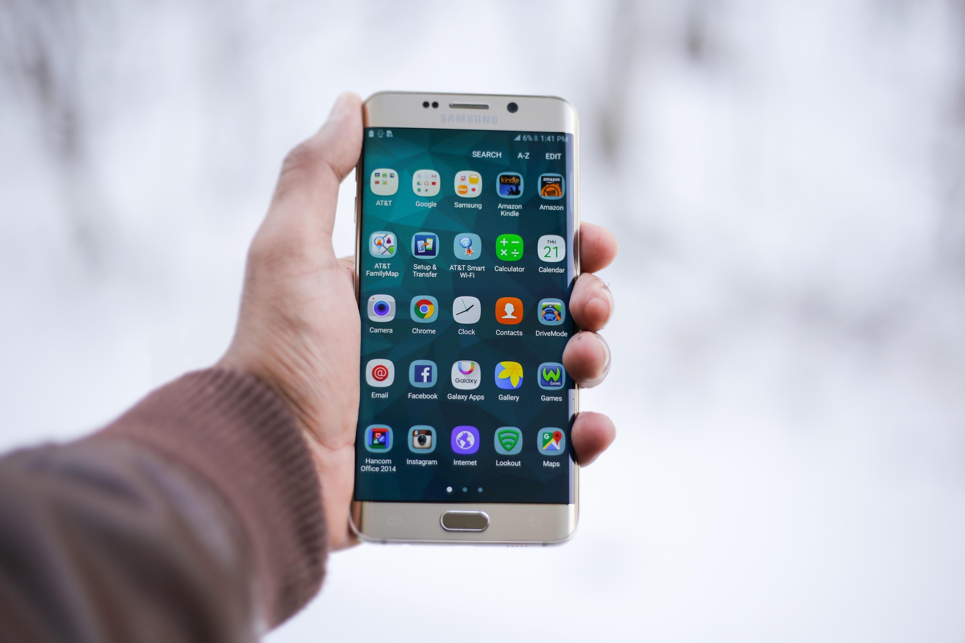 Person holding a Samsung foldable smartphone, the category leader iPhone Fold will compete against in India
