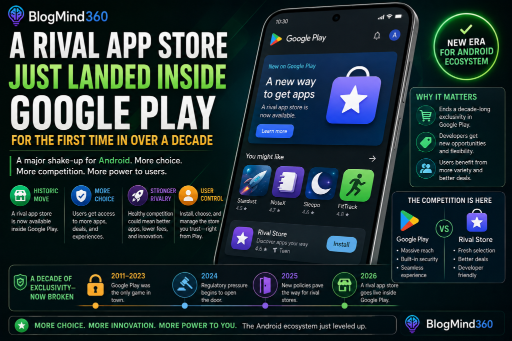 rival Android app store Google Play