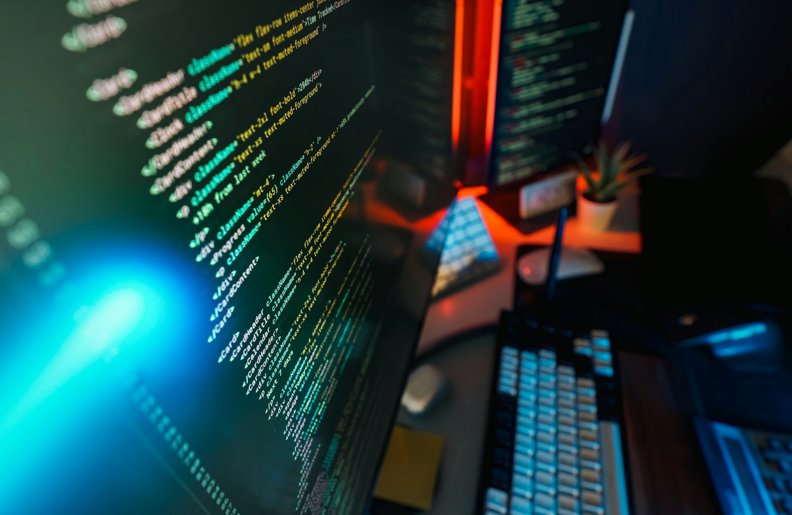 Programming code on a developer's screen representing Cursor, the AI coding platform SpaceX acquired for $60 billion