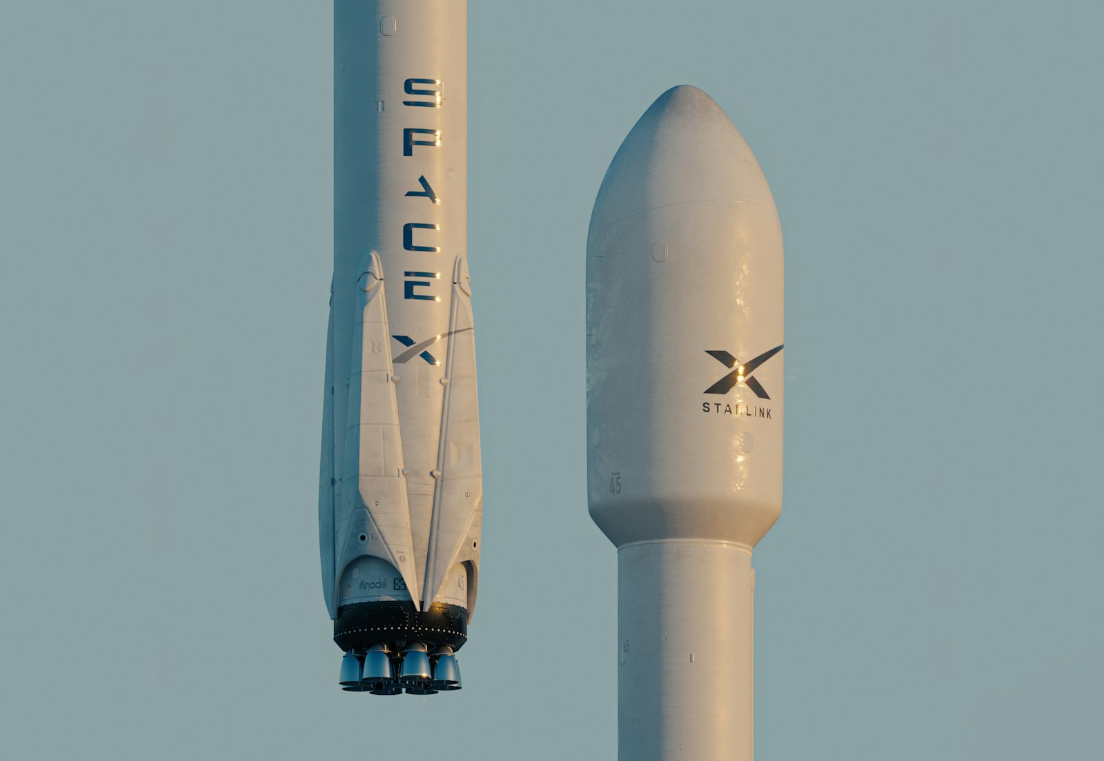 SpaceX rocket launching into the sky, representing the new $100 billion Starbase Louisiana spaceport announcement