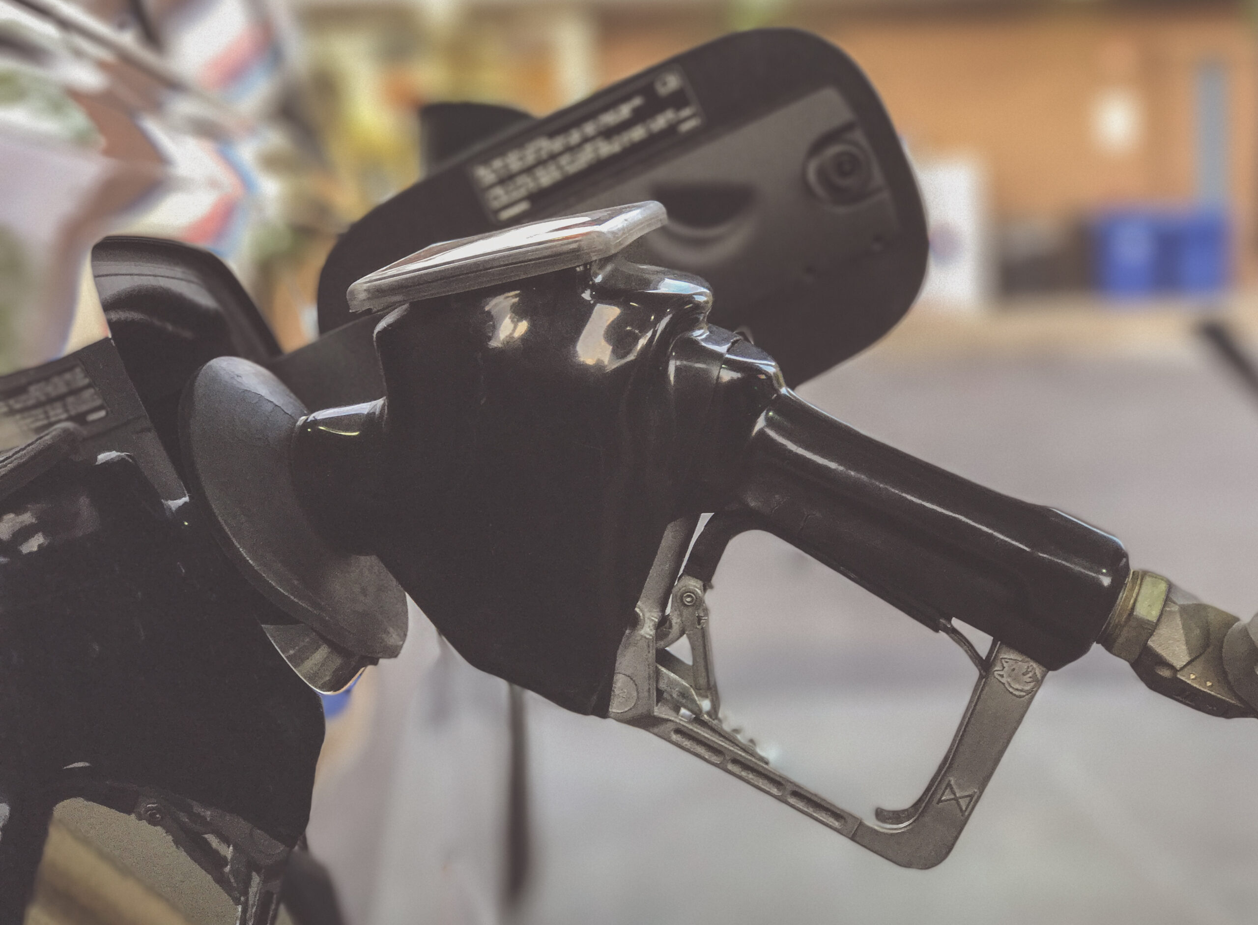 Gas pump handle representing the gasoline price increases that drove the August 2026 CPI report higher