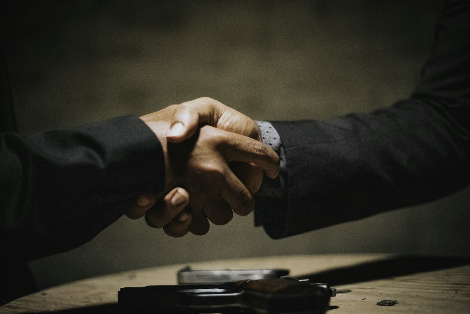 Lead generation technology deal closing Lead generation technology deal closing handshake after qualified lead conversion