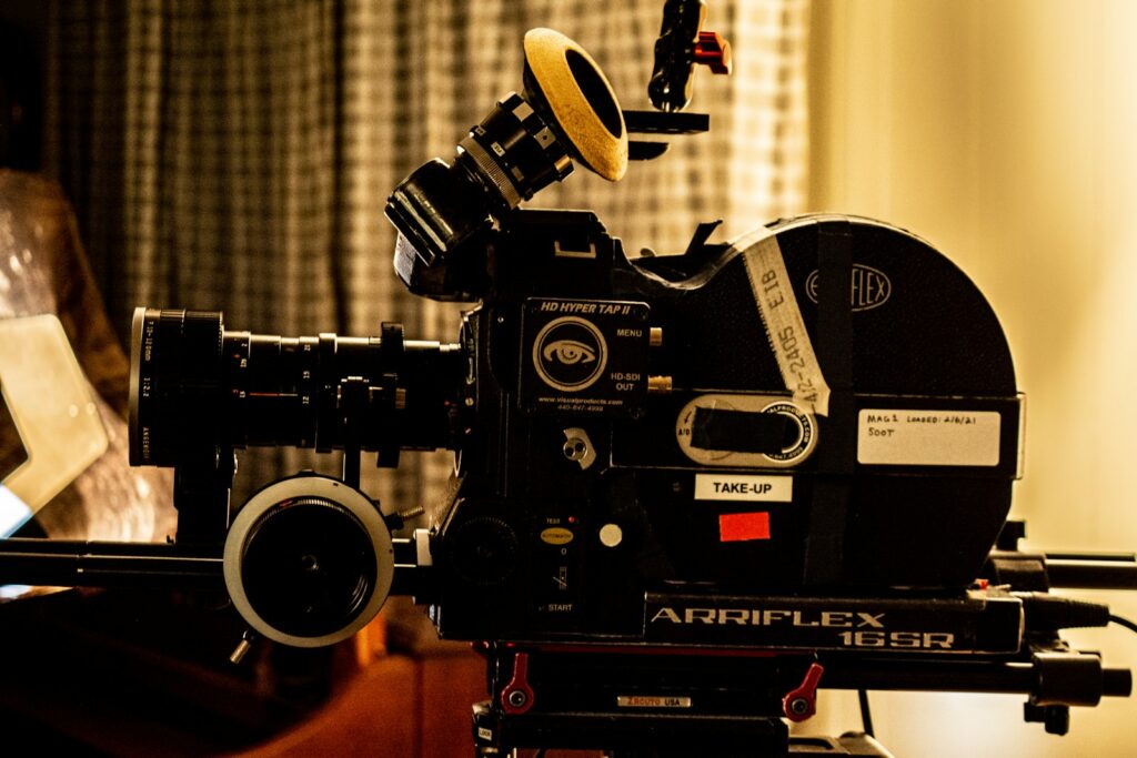Content creation digital marketing video camera setup