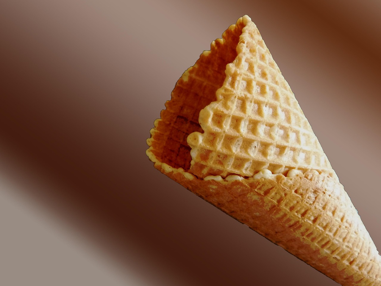 Waffle cone ice cream, the format used for Taco Bell and Salt and Straw's Churro Ice Cream Taco